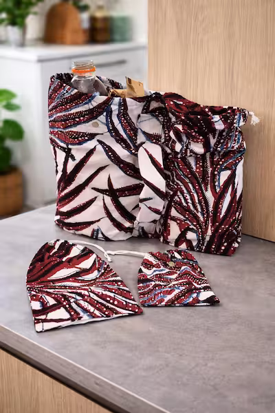 Sac tri en tissu recyclé – Image 2