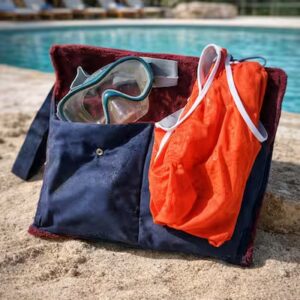 Pochette piscine & plage écoresponsable